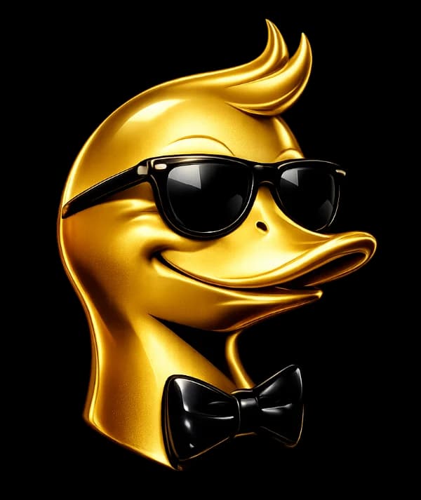 Blackjack Duck mascot